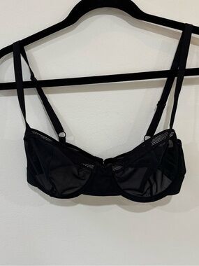 Negative Underwear Mesh Black Bra